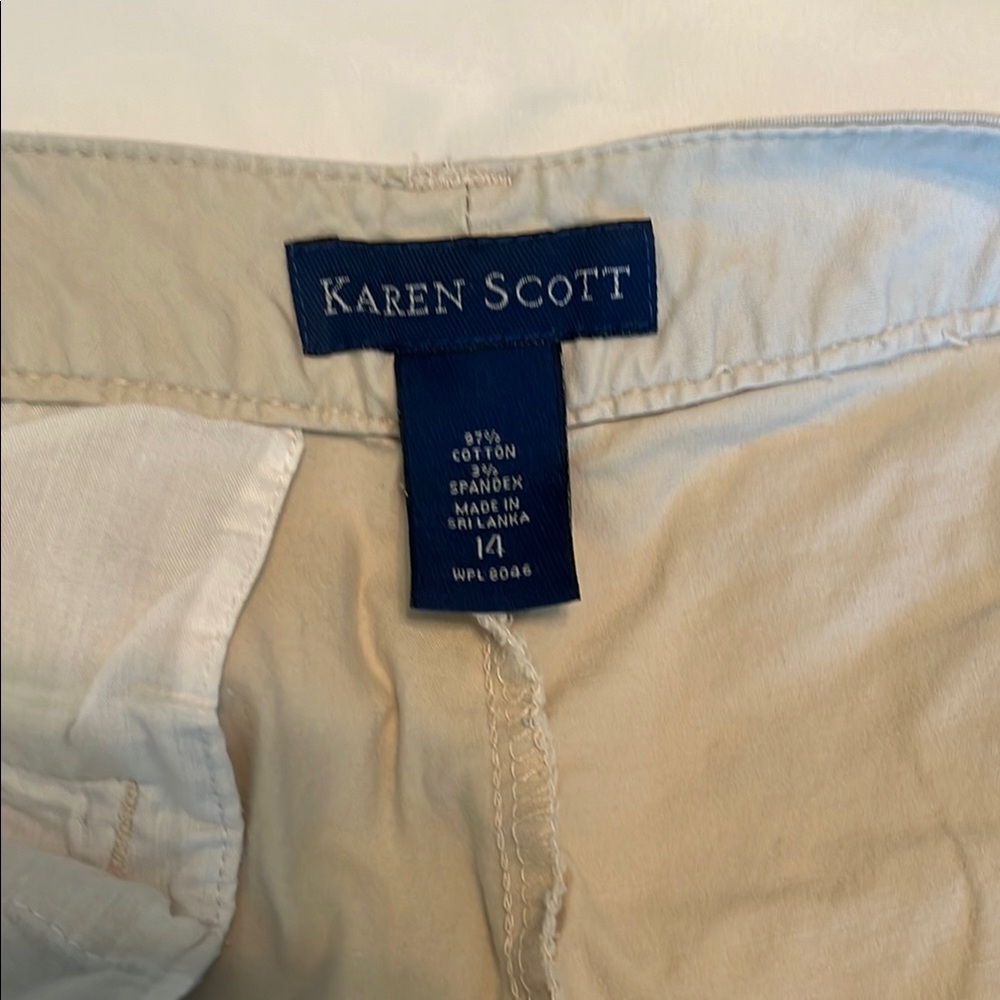 Karen Scott Beige Trousers